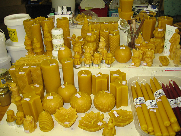 Bees Wax Candles at NovaScotiaHoney.com